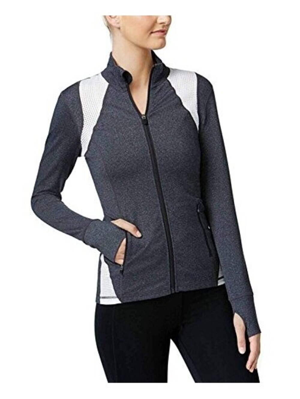 Ideology Womens Fitness Workout Athletic Jacket Size S